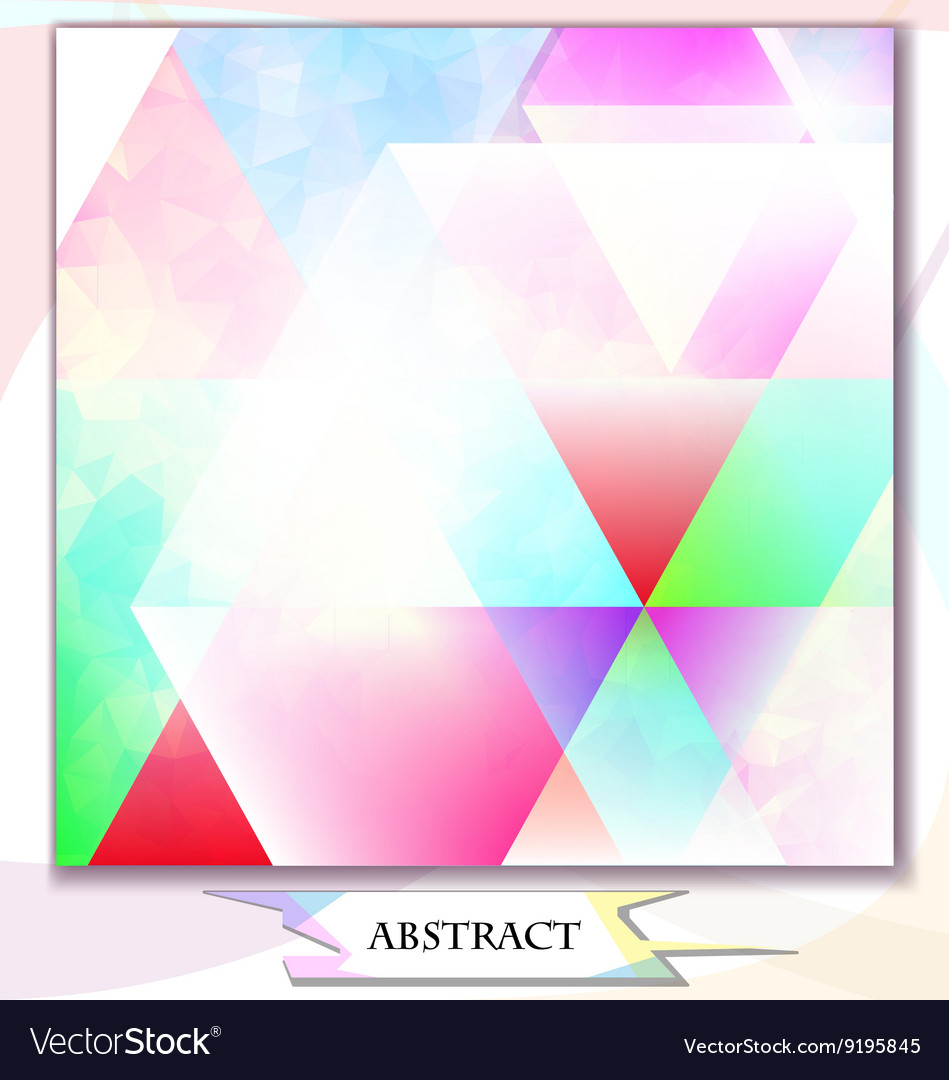 Abstract background triangles