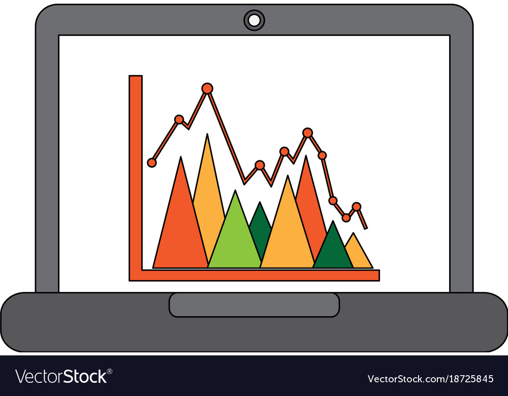 Graph chart icon image