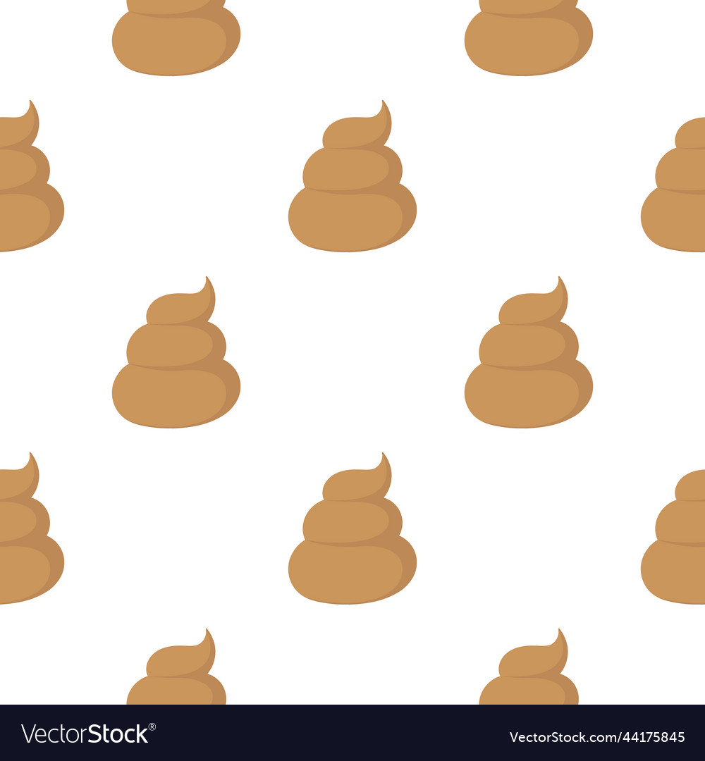 Seamless pattern of dung