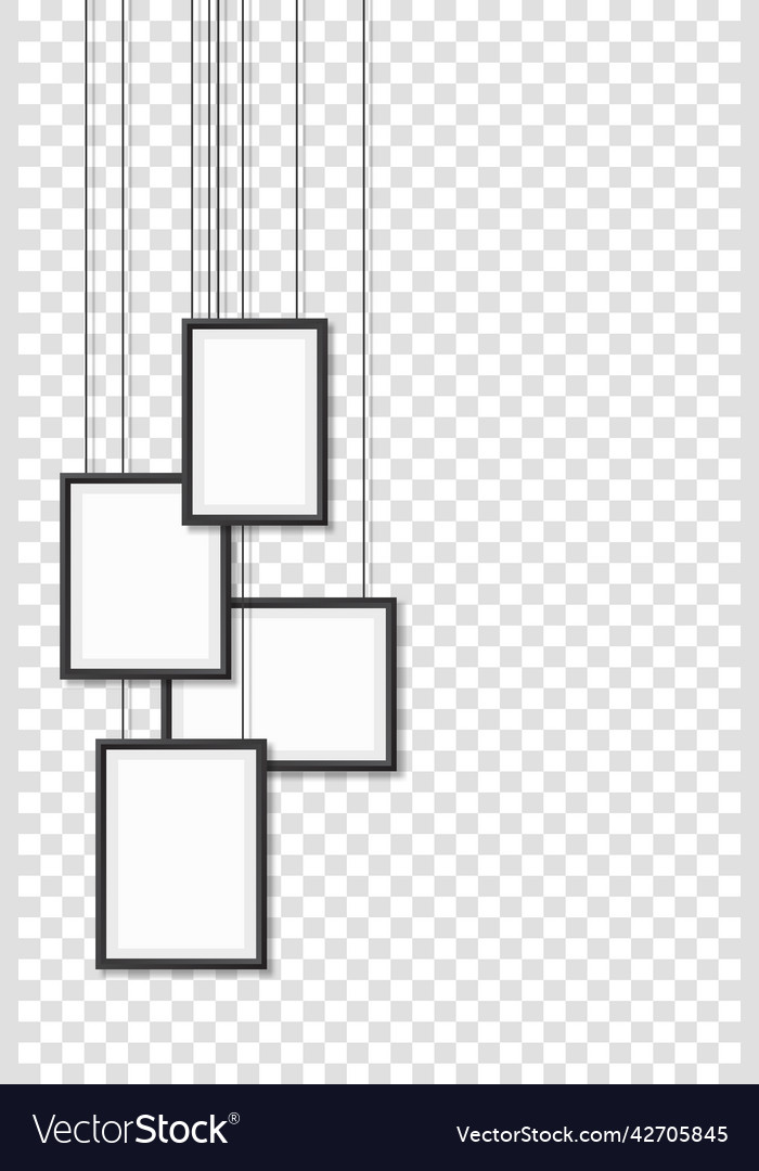 Transparent Frames with Soft Shadows