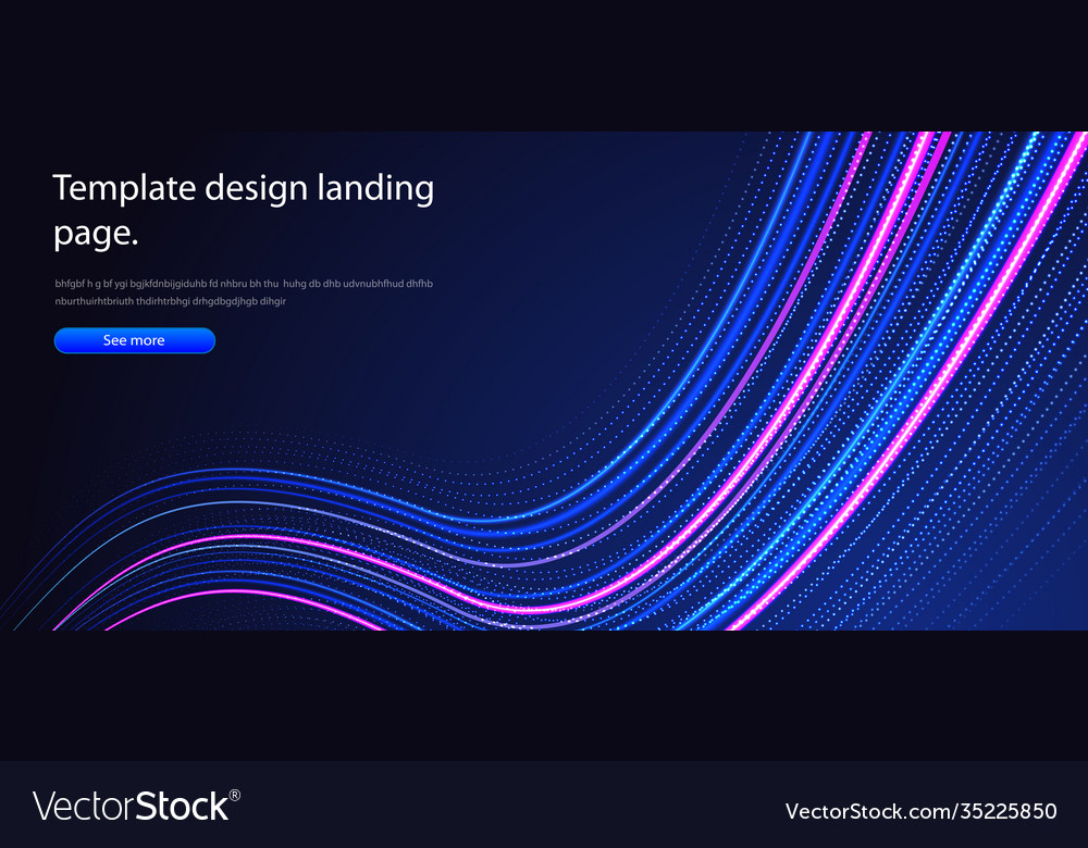 Abstract background design wavy lines vector image Abstract background design wavy lines