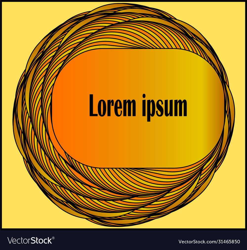 Abstract background with frame