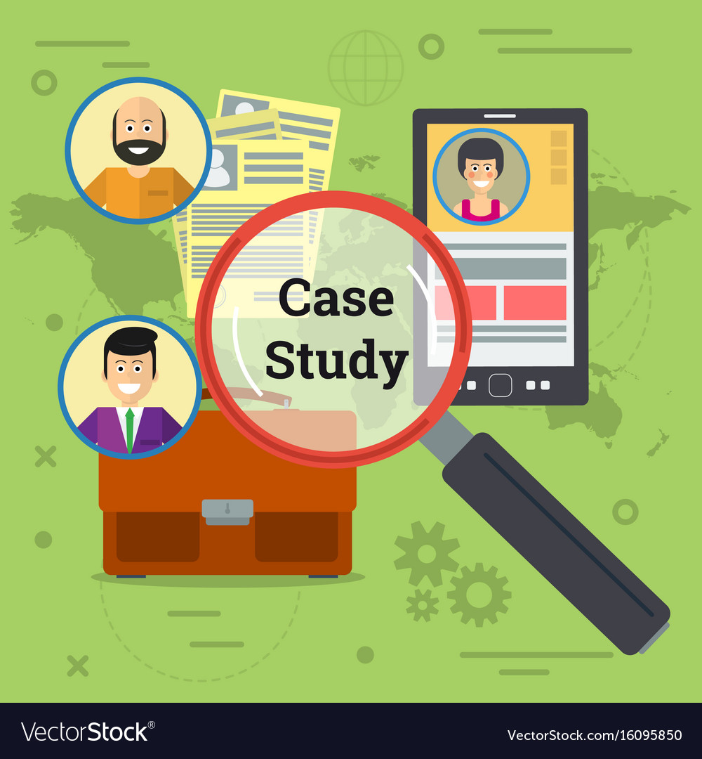 Business Case Study Of Three Option Royalty Free Vector