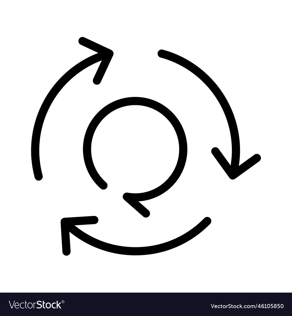 Loop icon Royalty Free Vector Image - VectorStock