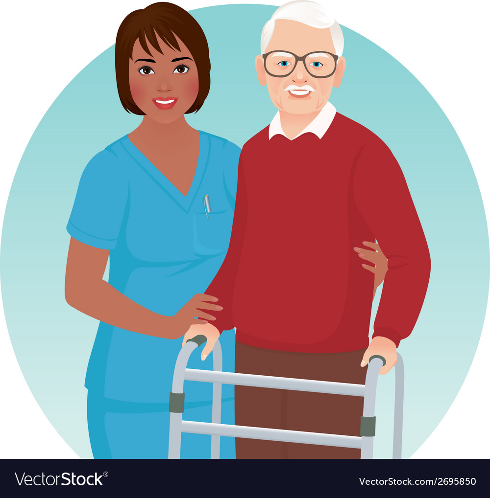 Caring Nurse Clip Art