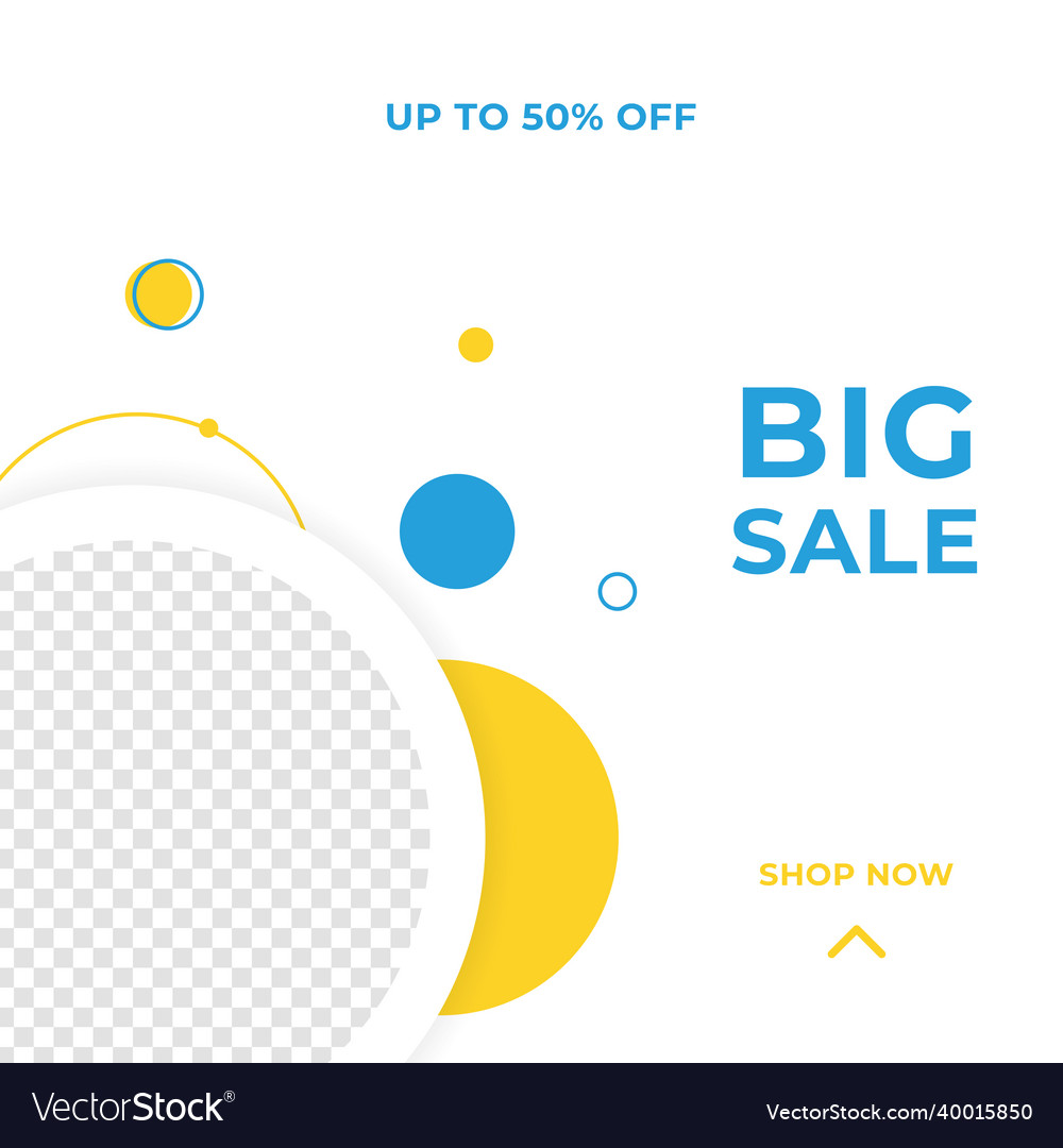 Sale discount template design banner background