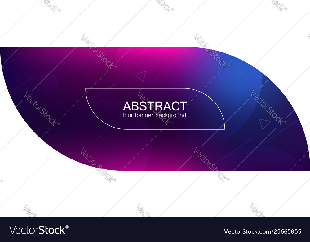 Abstract banner with gradient shapes