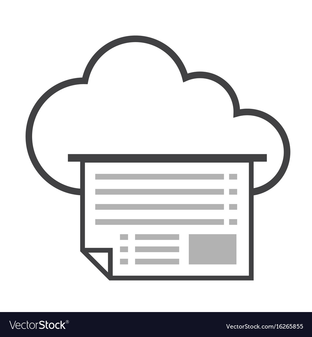 Big data icon cloud computing