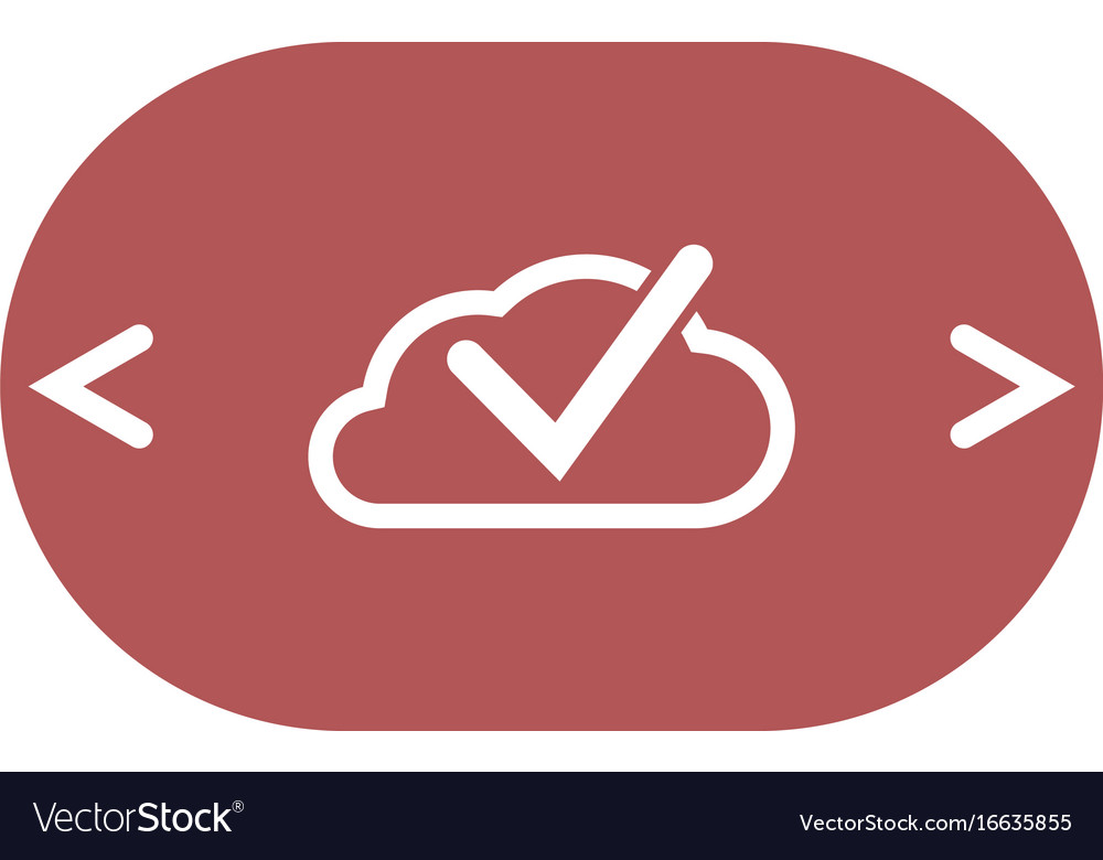 Cloud select icon click symbol