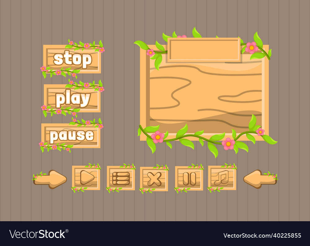 Design for complete set of score button game