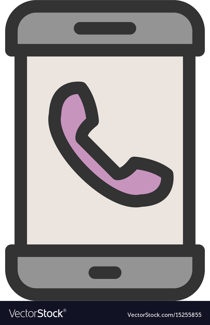 Dial call Royalty Free Vector Image VectorStock