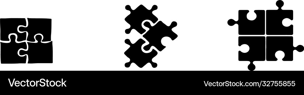 Jigsaw on background Royalty Free Vector Image