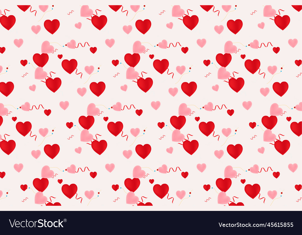 Pattern with geometric elements in red tone