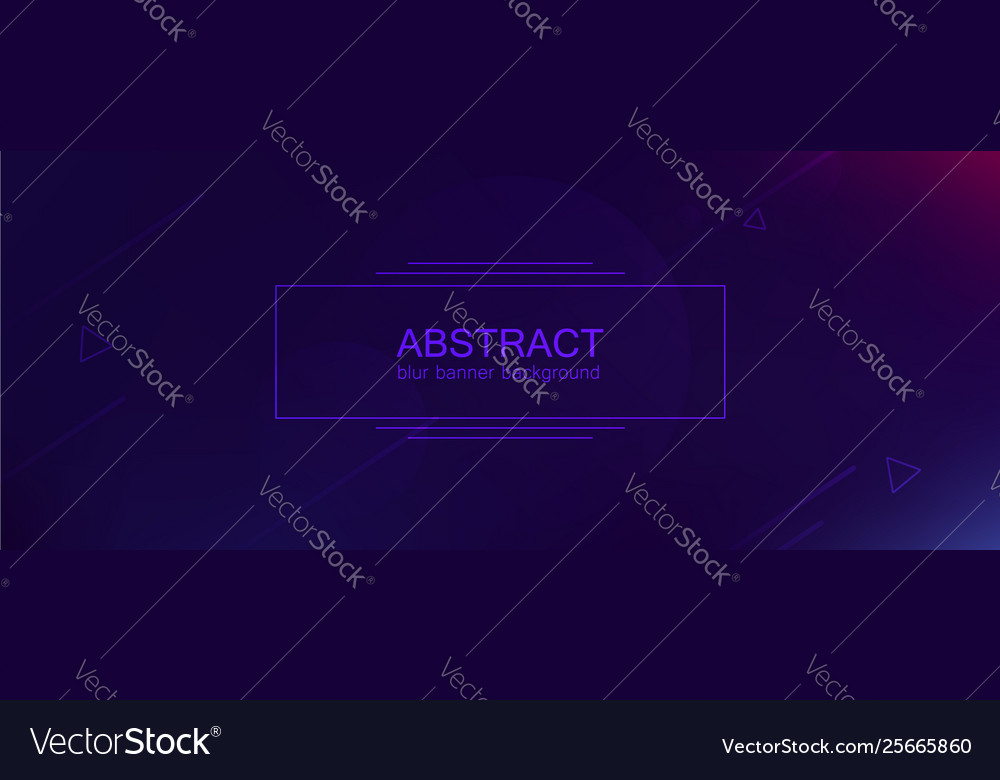 Abstract banner with gradient shapes