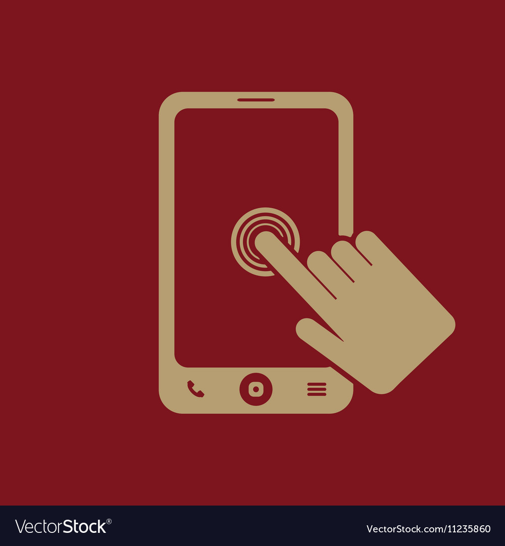 Click on the screen mobile phone