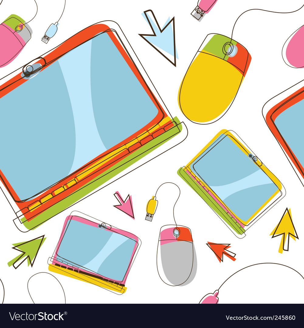 Computer pattern Royalty Free Vector Image - VectorStock