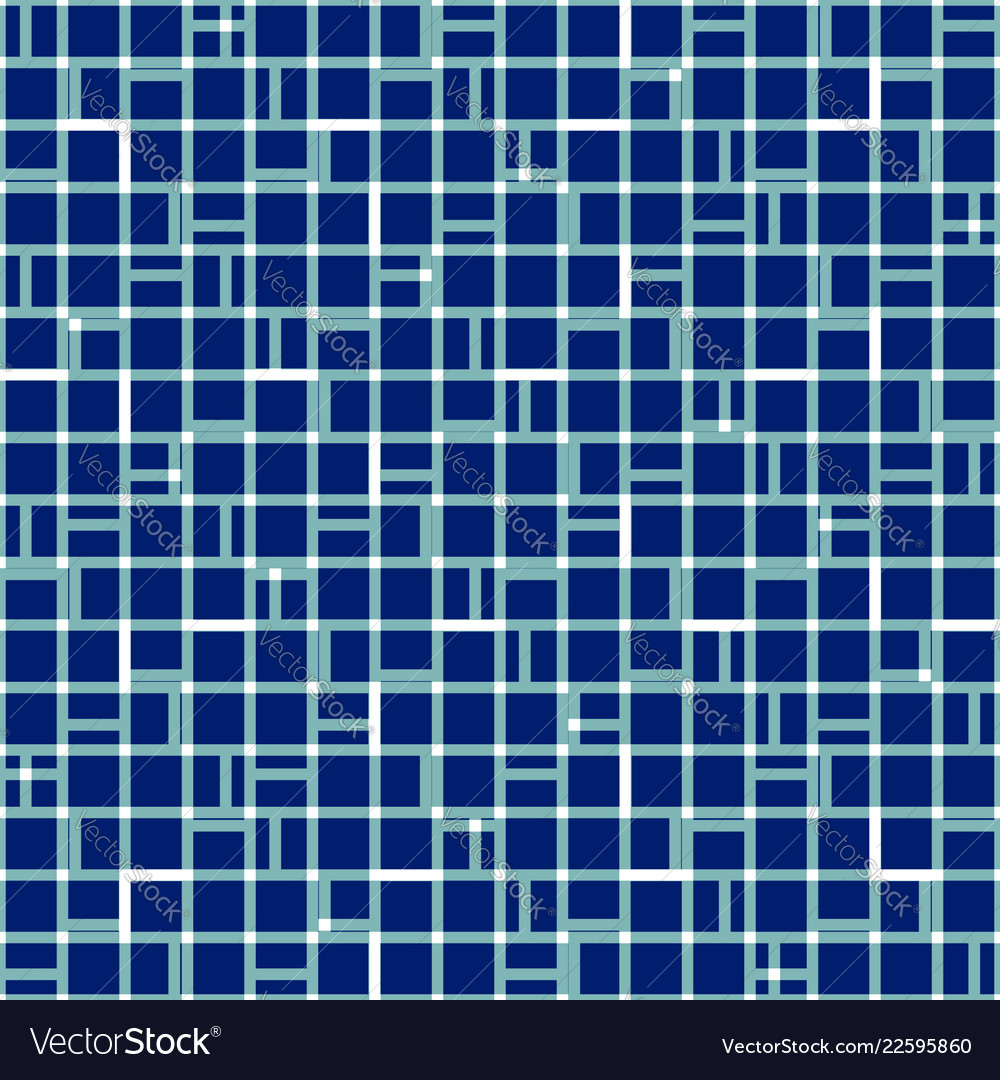 Irregular grid mesh with squares seamlessly vector image Irregular grid mesh with squares seamlessly