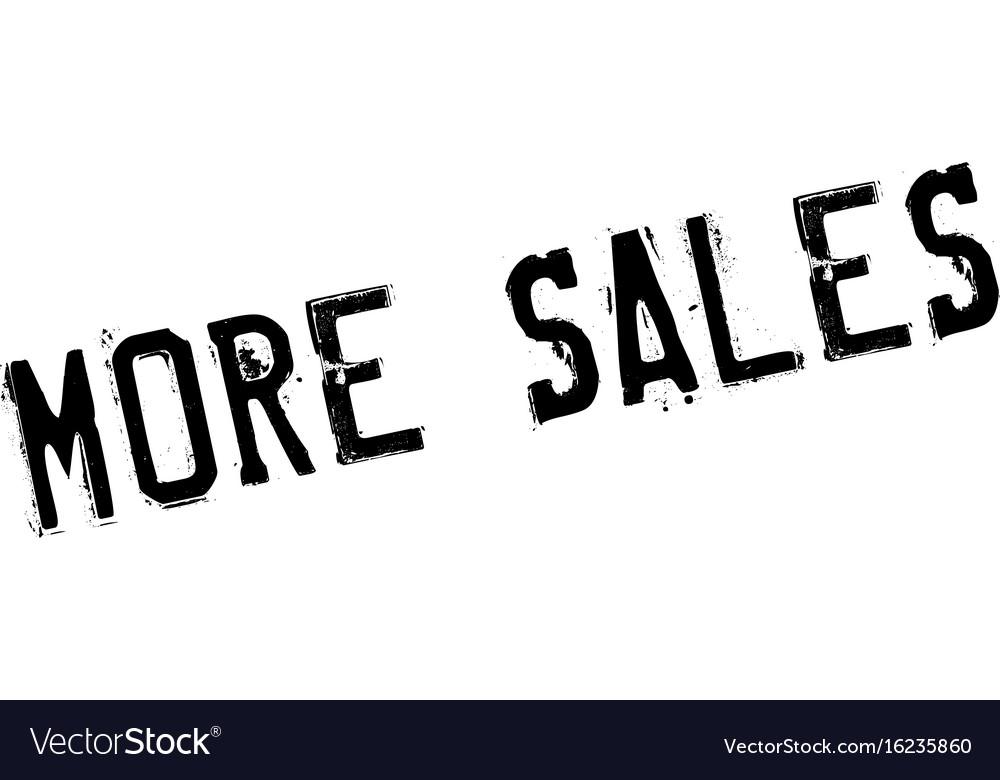 More sales rubber stamp Royalty Free Vector Image