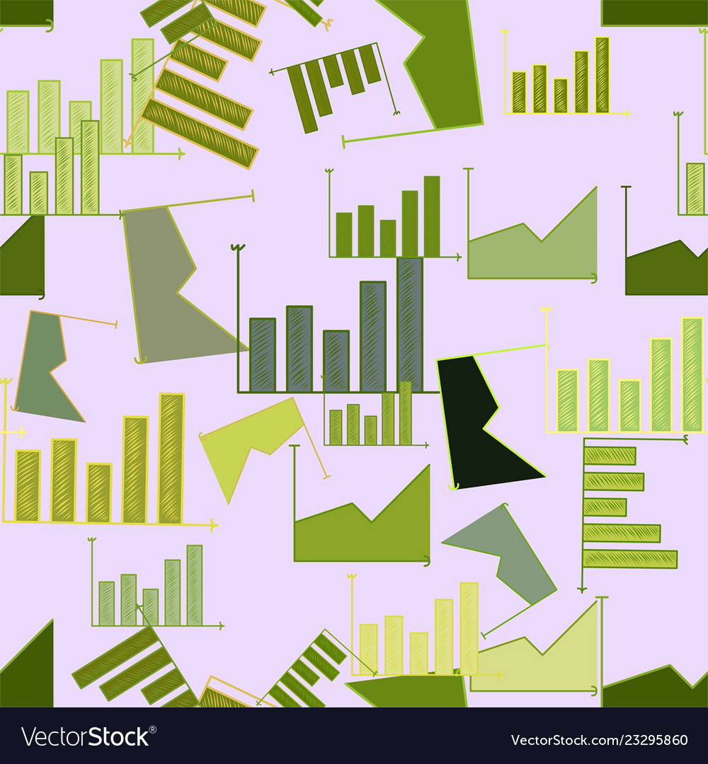 Seamless background or backdrop financial graph