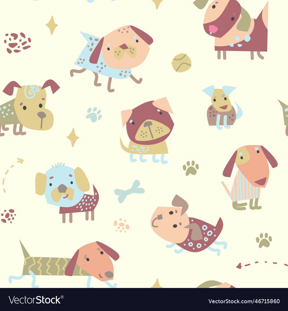Seamless pattern vector image Seamless pattern