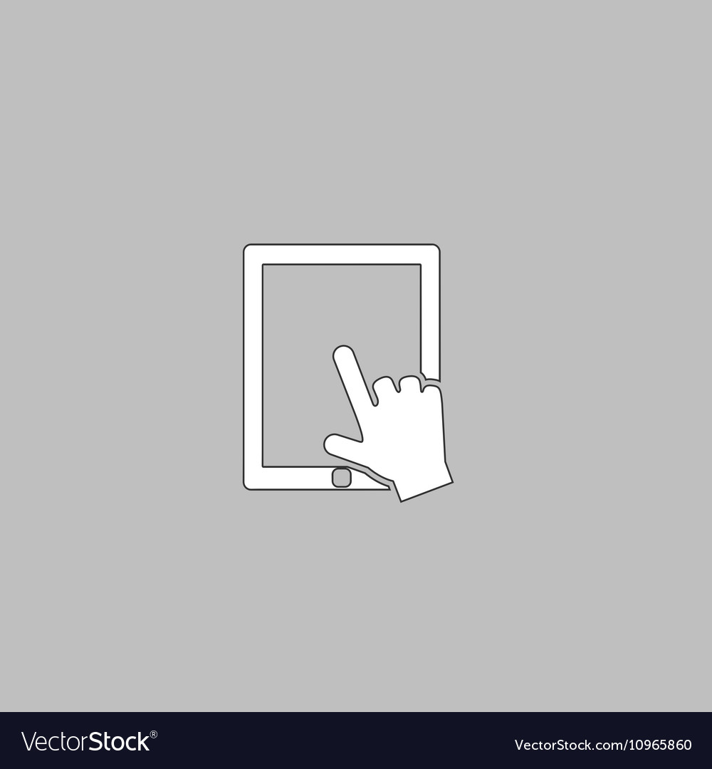 Touch screen computer symbol