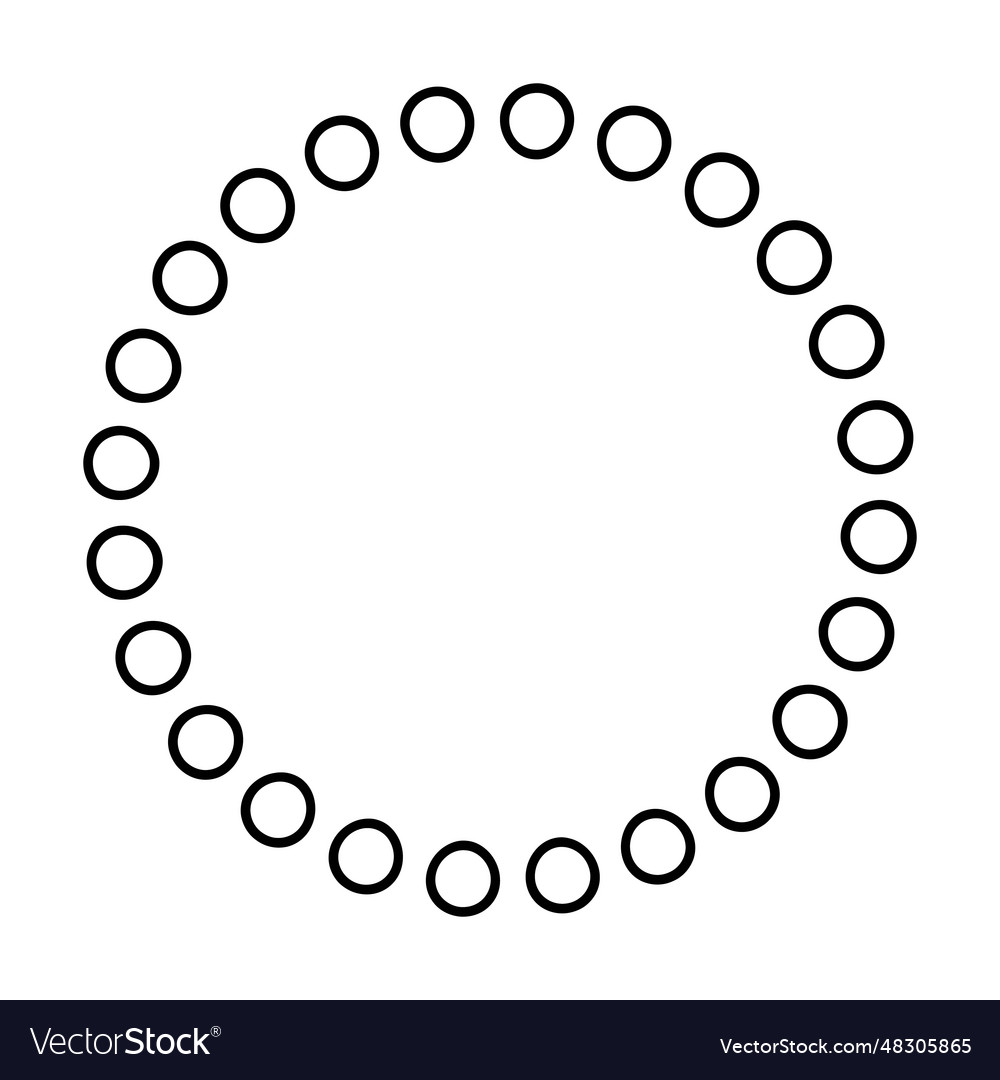 Circle frame border round design shape icon