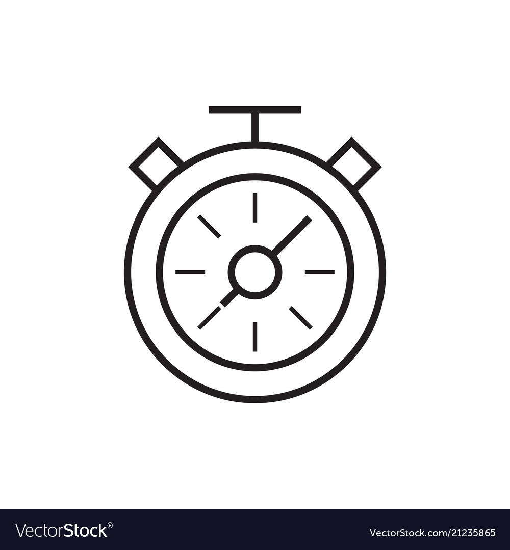 Compass line icon