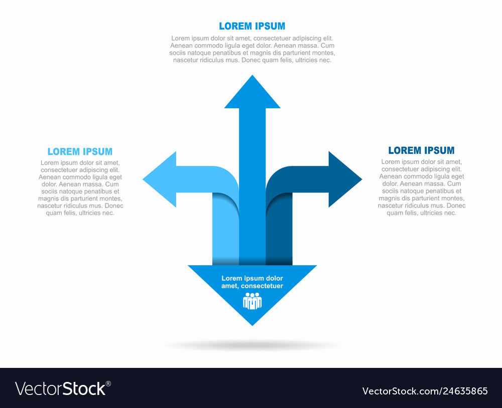 Infographic design template with place for your