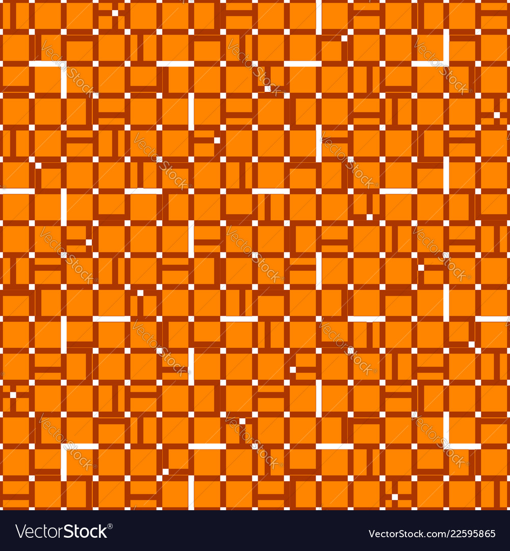 Irregular grid mesh with squares seamlessly vector image Irregular grid mesh with squares seamlessly