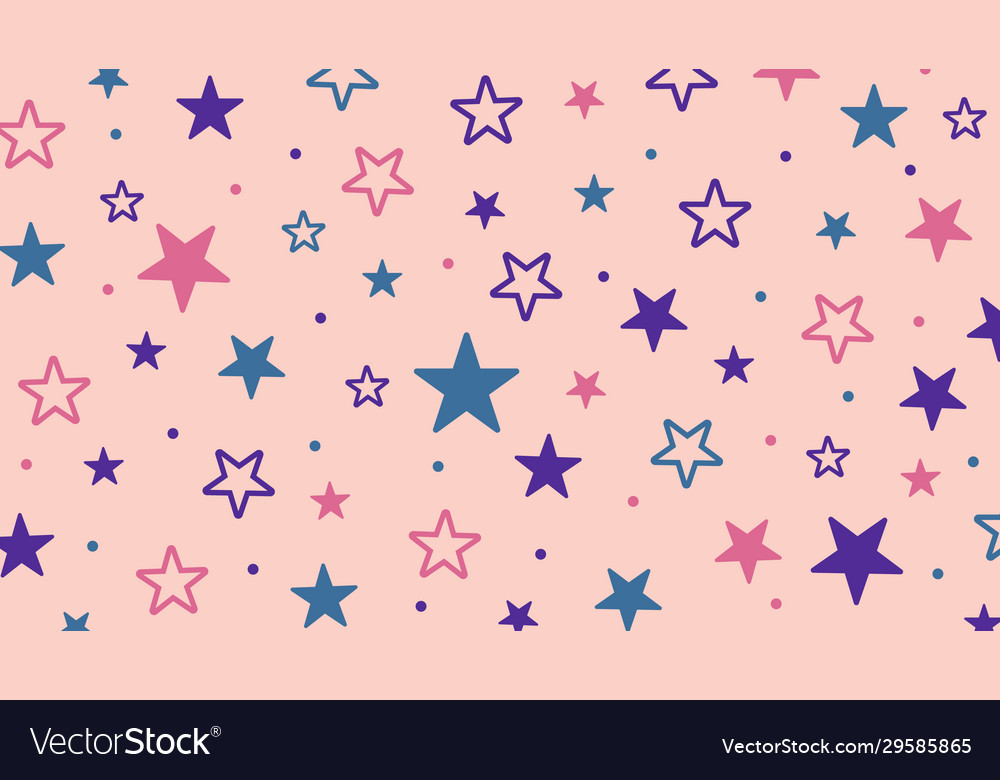Stars seamless pattern texture