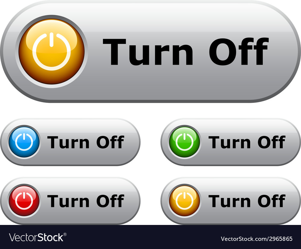 White glossy buttons