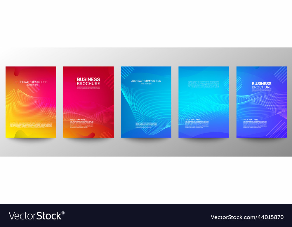 Cover geometric minimal set abstract line pattern vector image Cover geometric minimal set abstract line pattern
