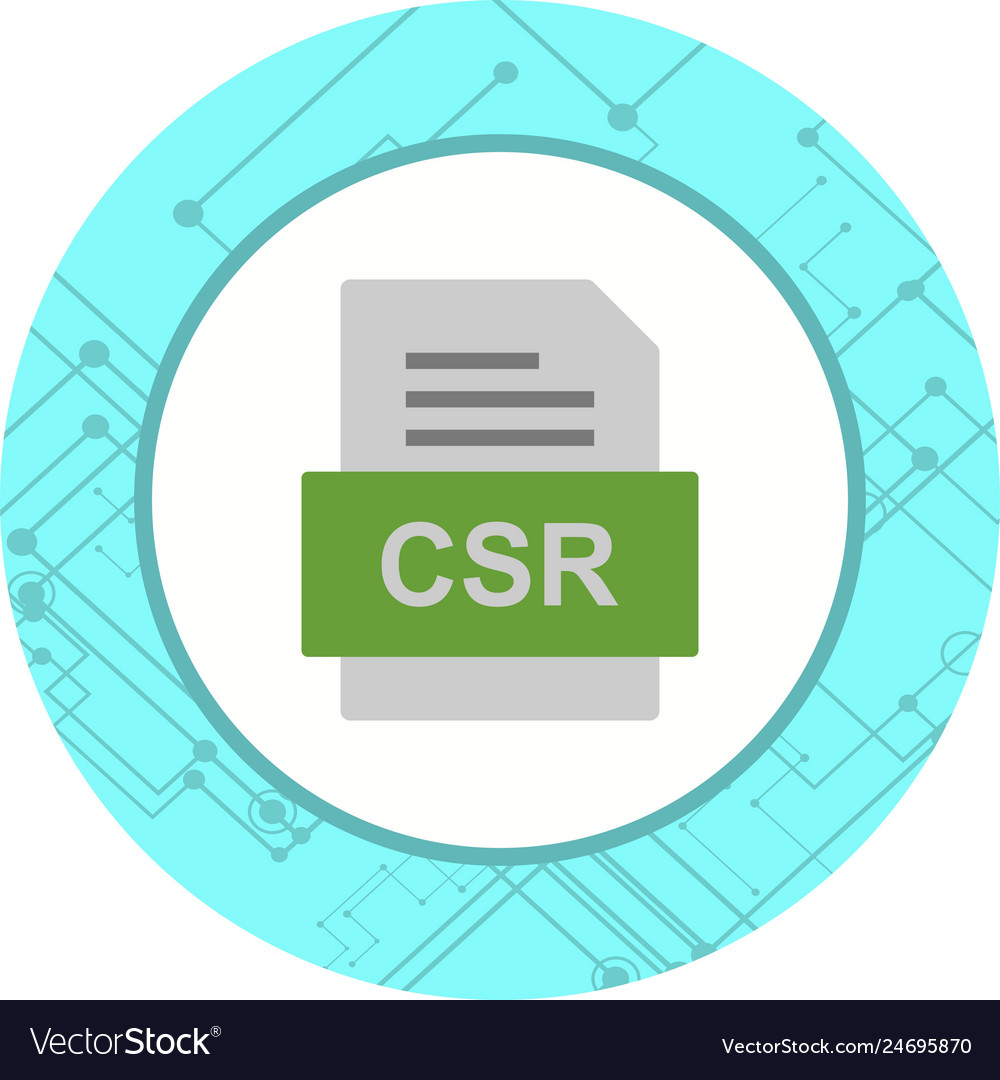 Csr file document icon