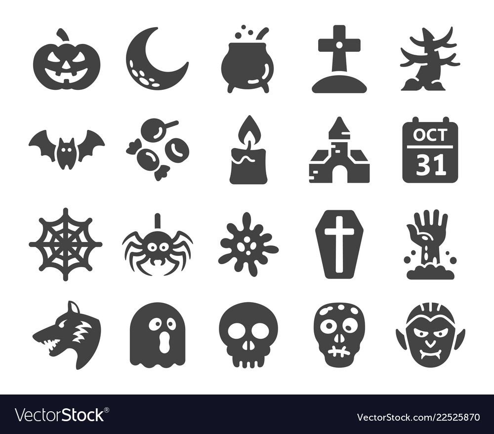 Halloween Icon Royalty Free Vector Image - Vectorstock