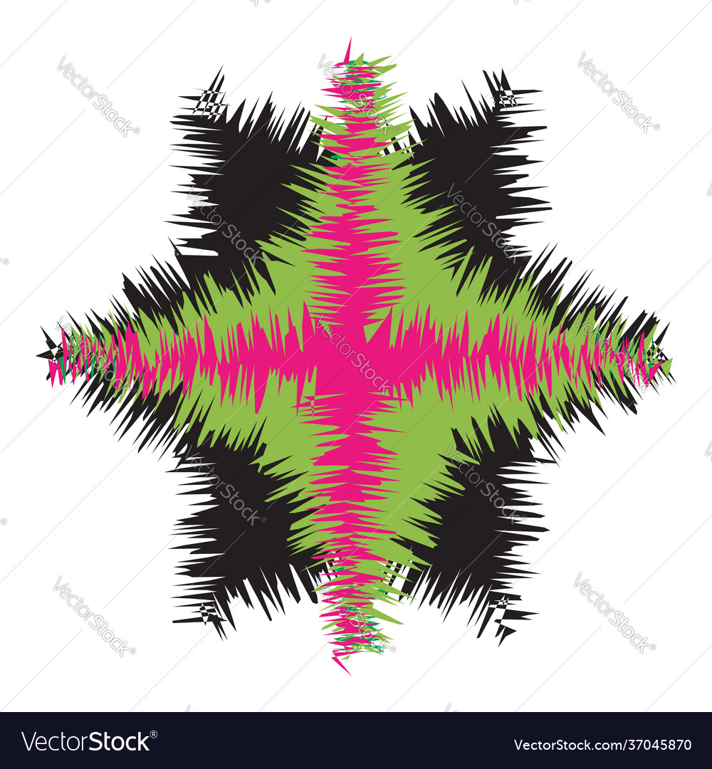 Random amorph amorphous colorful shape element vector image Random amorph amorphous colorful shape element