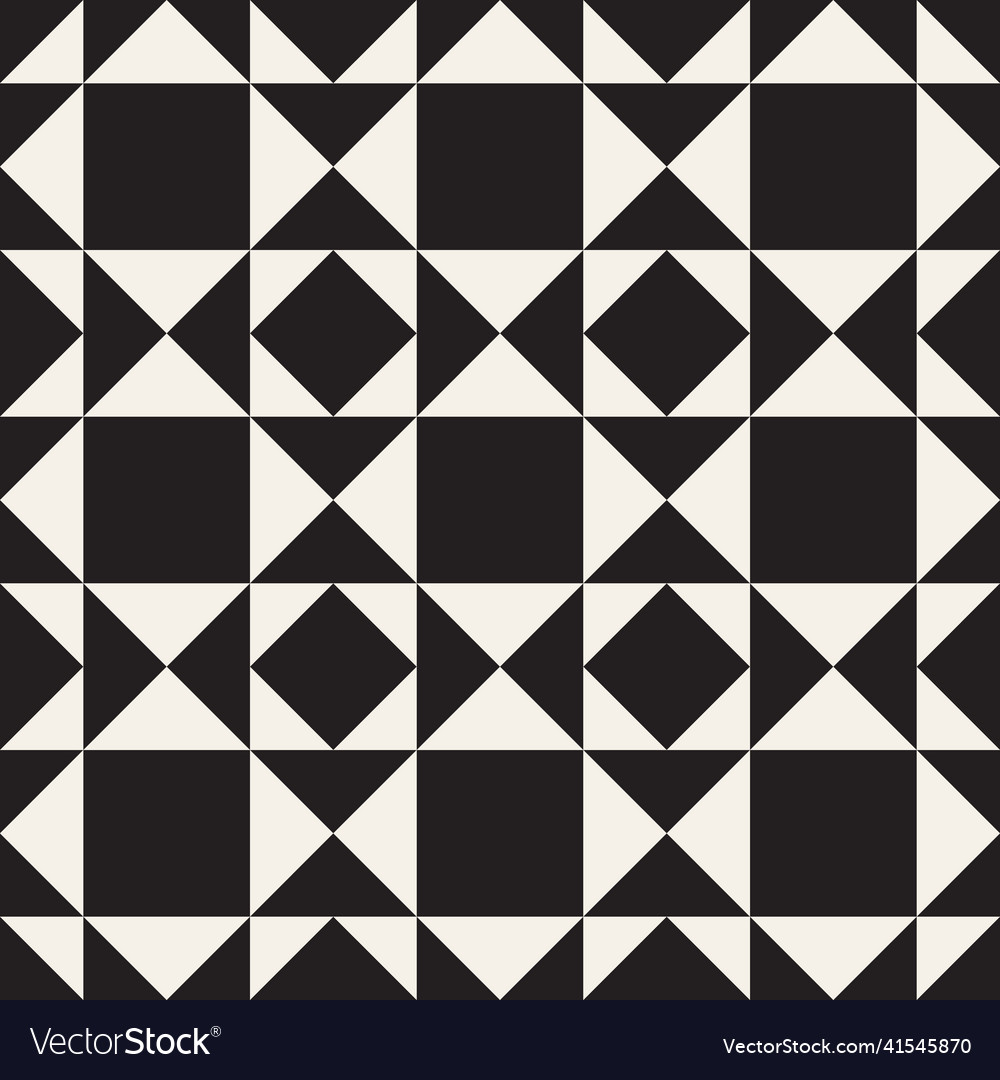 Seamless pattern repeating geometric elements vector image Seamless pattern repeating geometric elements