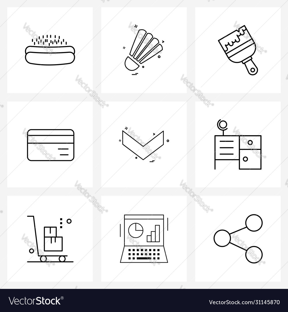 Set 9 ui icons and symbols for arrow direction