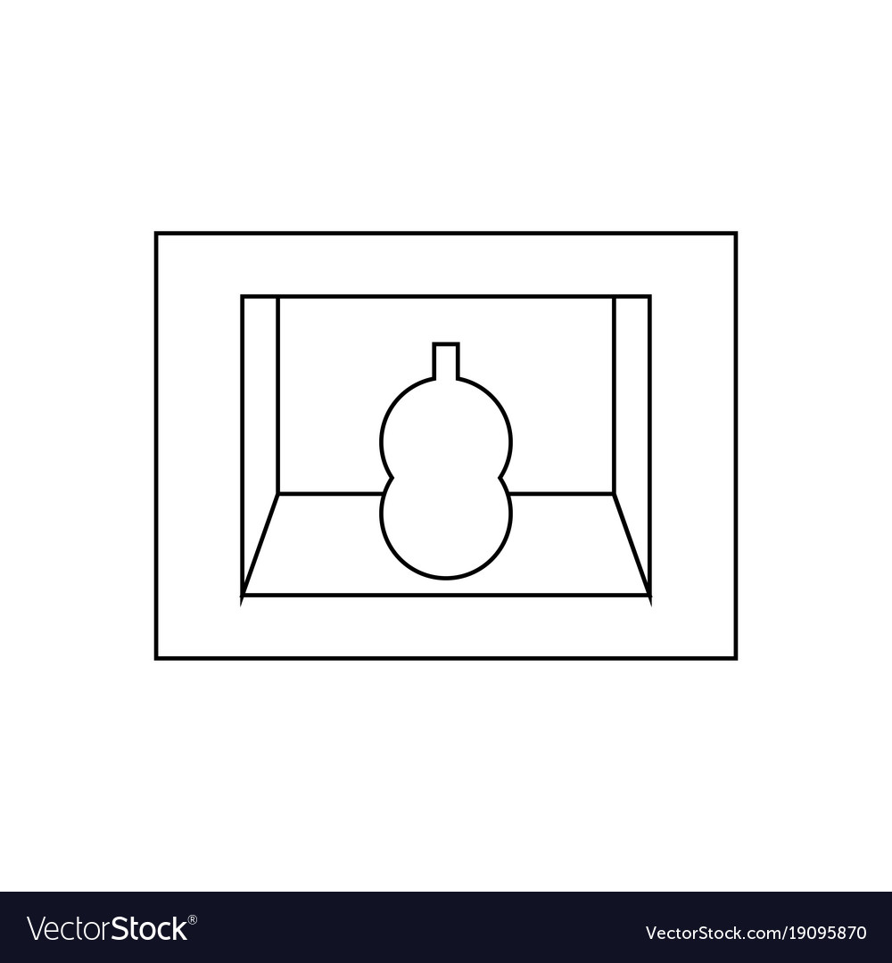 Shelf with decorative objects