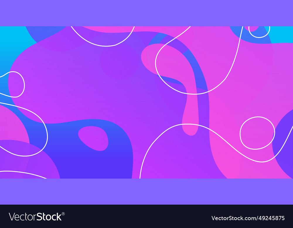 Abstract liquid wave background with colorful Vector Image Abstract liquid wave background with colorful