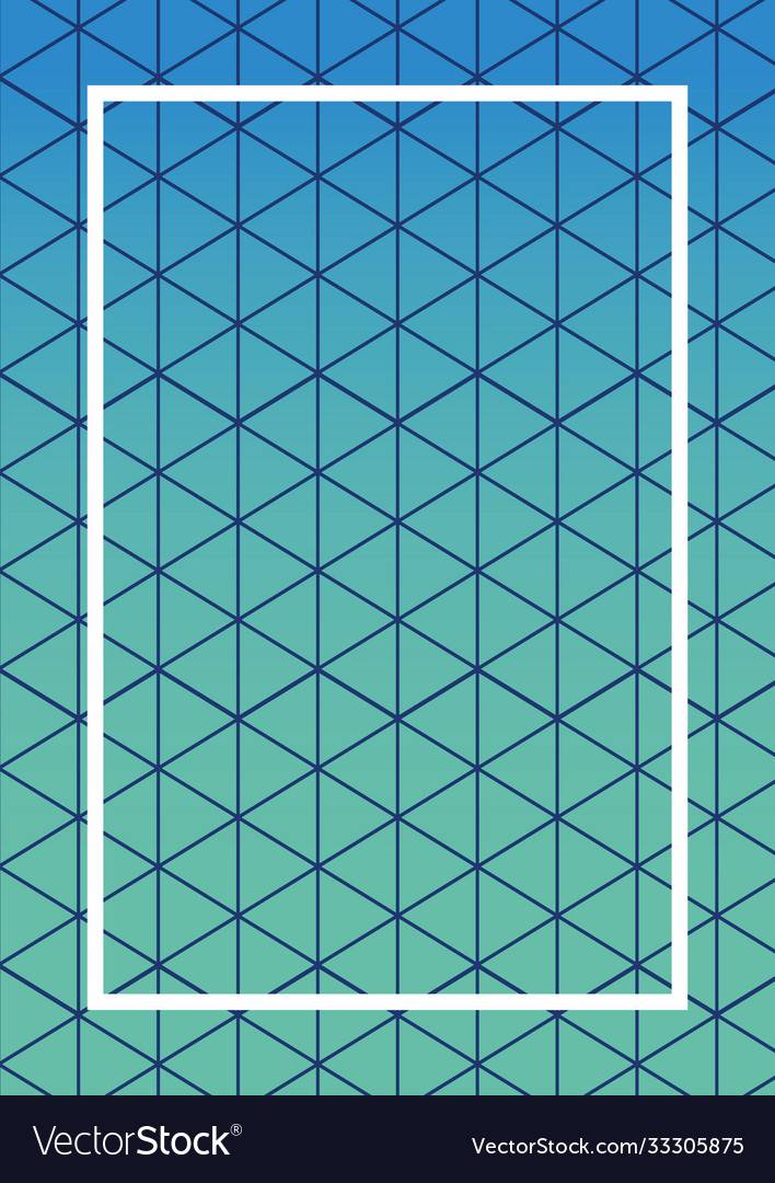 Blue gradient background with frame design