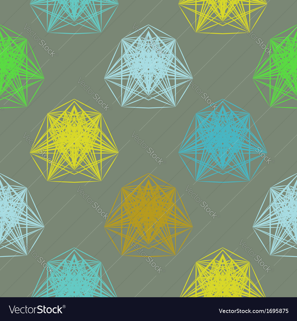 Geometric pattern in spring colors