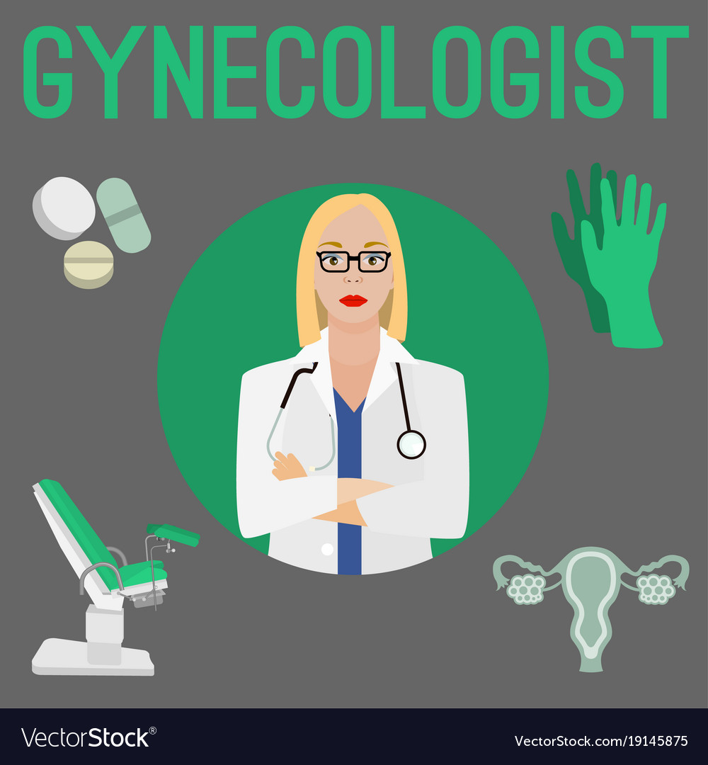 gynecologist image royalty free vector image vectorstock