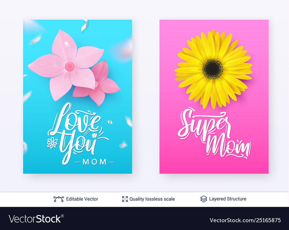 Set banner templates for mother day