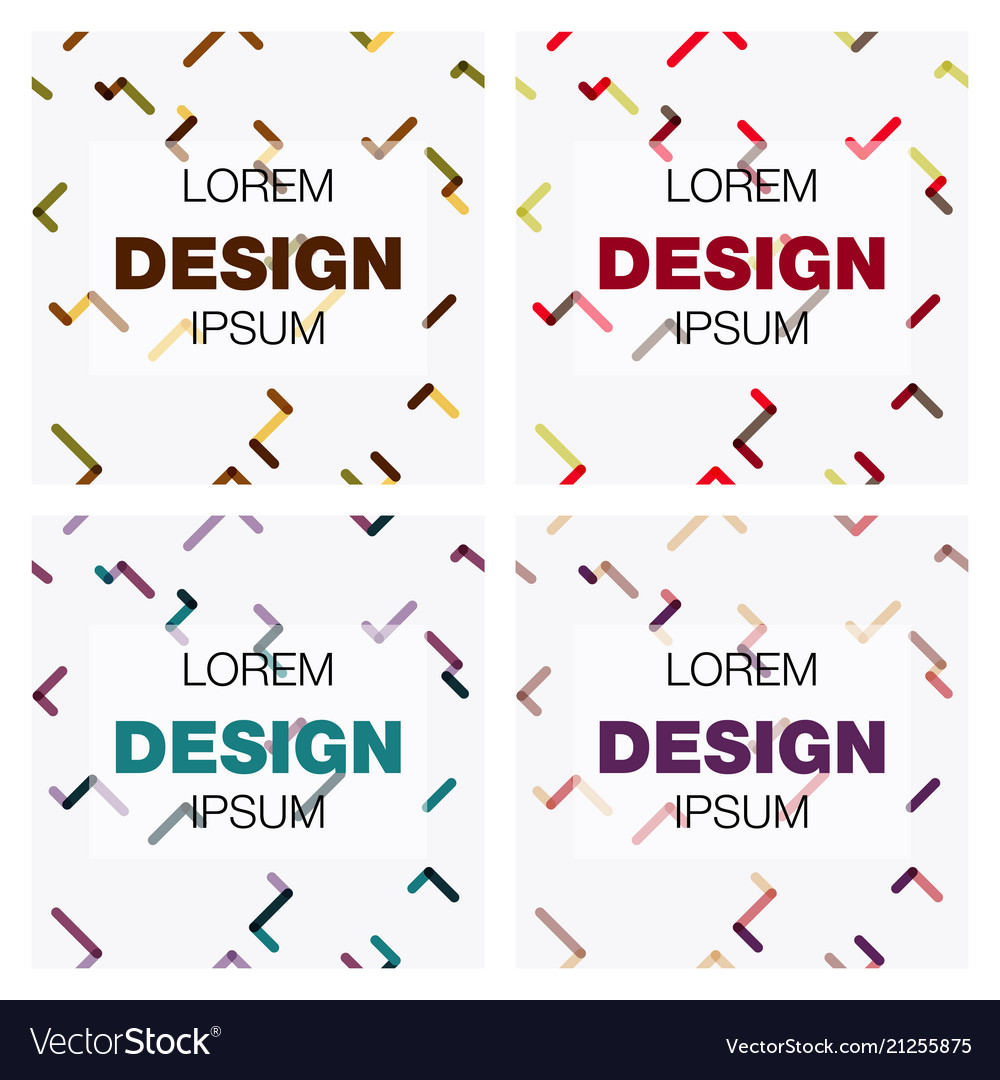 Set of abstract background texture design bright vector image Set of abstract background texture design bright