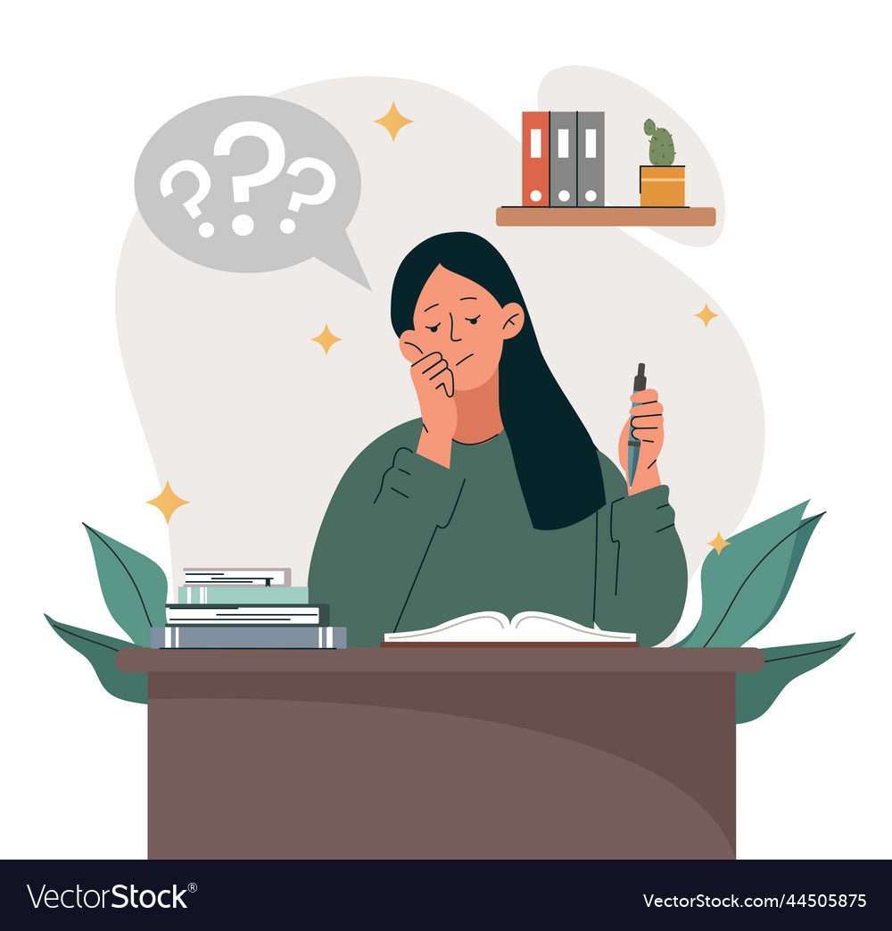 Student Studying for Exam