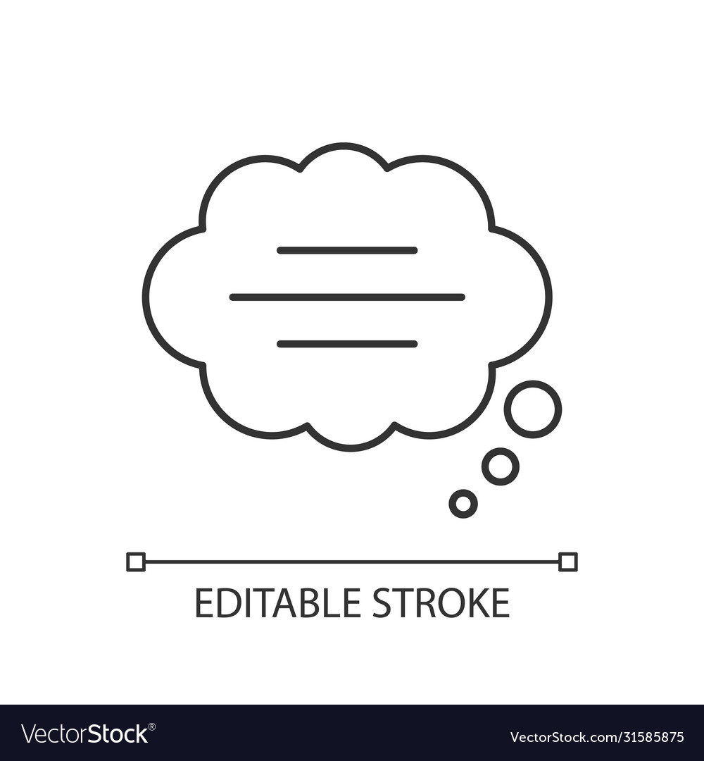 Thought Bubble Icon - Speech Bubble