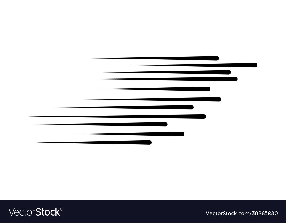 Black speed lines