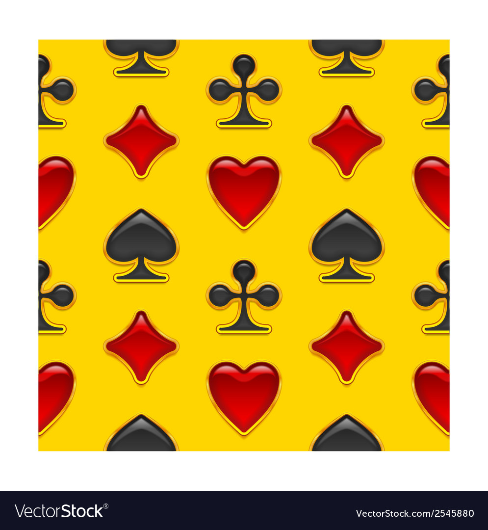 Card Suit Pattern Background