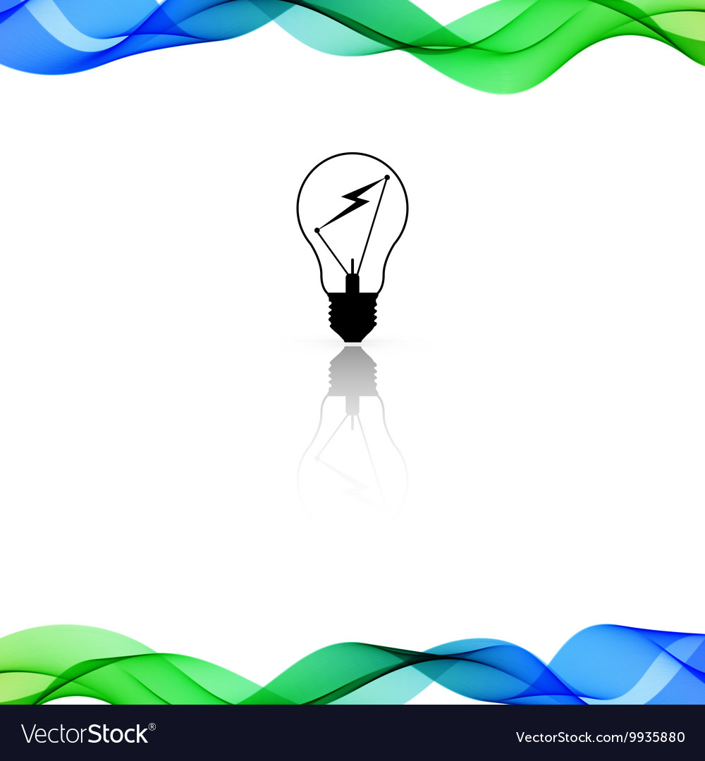 Color background with wave