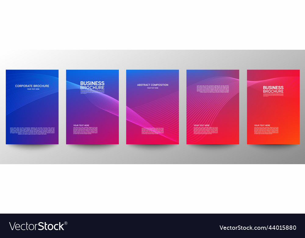 Cover geometric minimal set abstract line pattern vector image Cover geometric minimal set abstract line pattern